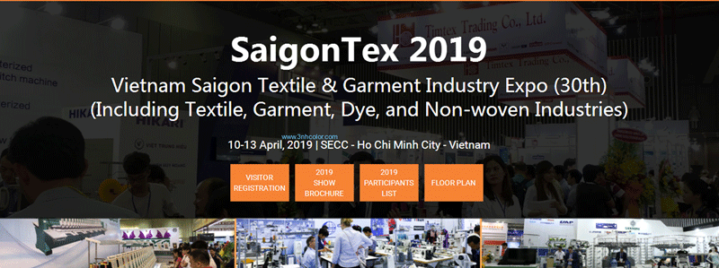 Vietnam Saigon Textile & Garment Industry Expo (30th) SaigonTex 2019
