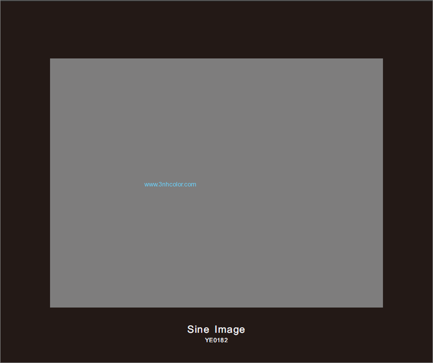 Sine Image YE0182 18% Neutral Gray Card Reflectance 4:3